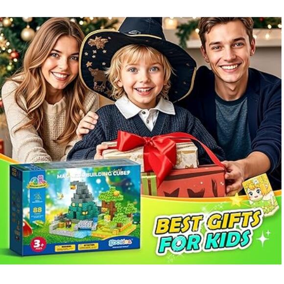 Enchanted Forest Magnetic Building Cubes STEM 88 pcs. - Picture 6 of 7